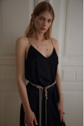 NIDODILEDA Barrier Dress Black Μαύρο Φόρεμα