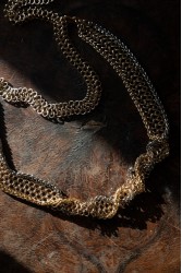 NIDODILEDA Blaise Belt Silver Gold Δίχρωμη Ζώνη