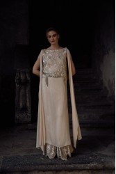 NIDODILEDA Blanche Top Dress Silvery Nude Μπεζ Τοπ Φόρεμα