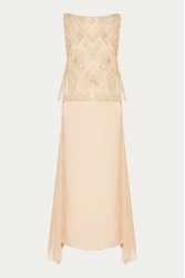 NIDODILEDA Blanche Top Dress Silvery Nude Μπεζ Τοπ Φόρεμα