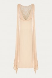 NIDODILEDA Blanche Top Dress Silvery Nude Μπεζ Τοπ Φόρεμα