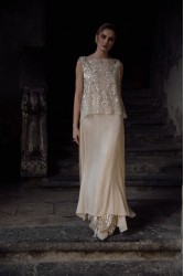 NIDODILEDA Blanche Top Dress Silvery Nude Μπεζ Τοπ Φόρεμα