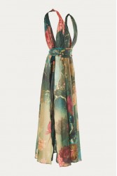 NIDODILEDA Blazing Gilet Printed Εμπριμέ Μακρύ Γιλέκο