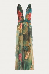 NIDODILEDA Blazing Gilet Printed Εμπριμέ Μακρύ Γιλέκο