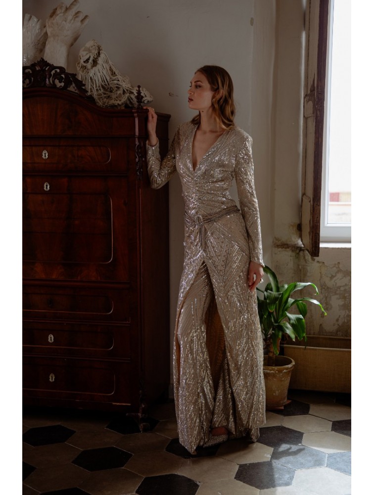 NIDODILEDA Bliss Dress Silvery Ασημί Φόρεμα