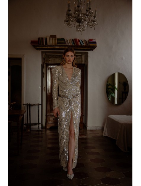 NIDODILEDA Bliss Dress Silvery Ασημί Φόρεμα