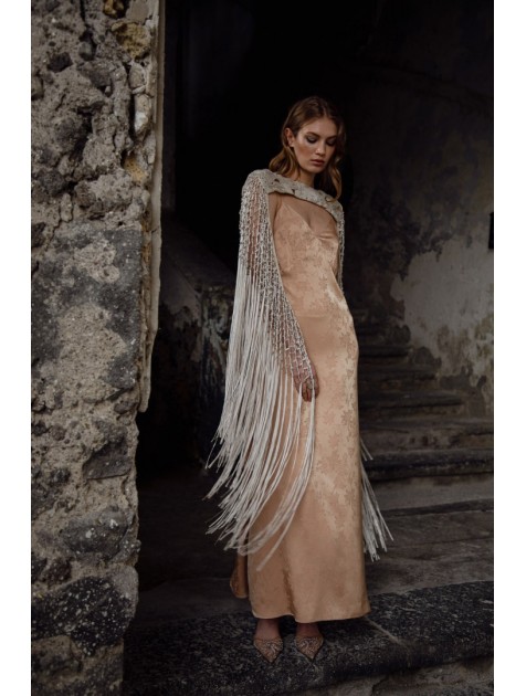 NIDODILEDA Blythe Capelet Sand Κάπα Στο Χρώμα Της Άμμου
