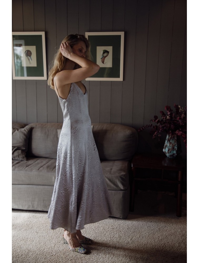 NIDODILEDA Cerylo Dress Light Grey