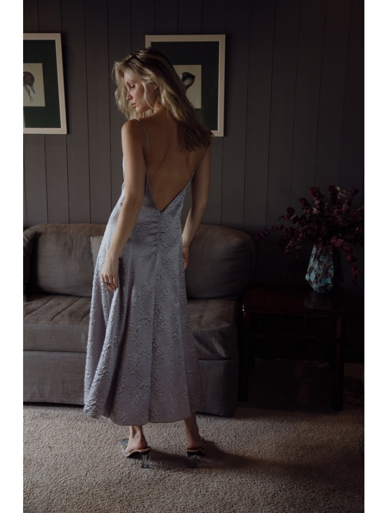 NIDODILEDA Cerylo Dress Light Grey