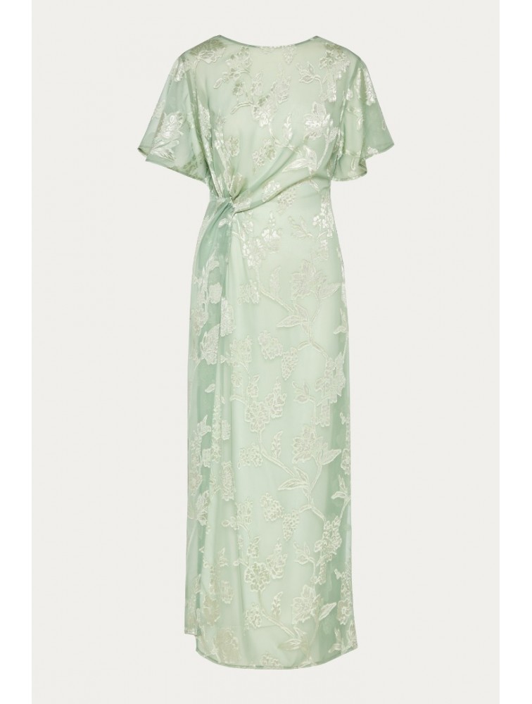 NIDODILEDA Crossing Top Dress Jacquard Patterned Tulle