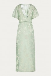 NIDODILEDA Crossing Top Dress Jacquard Patterned Tulle