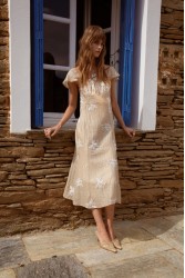 NIDODILEDA Dainty Dress Silvery Sand