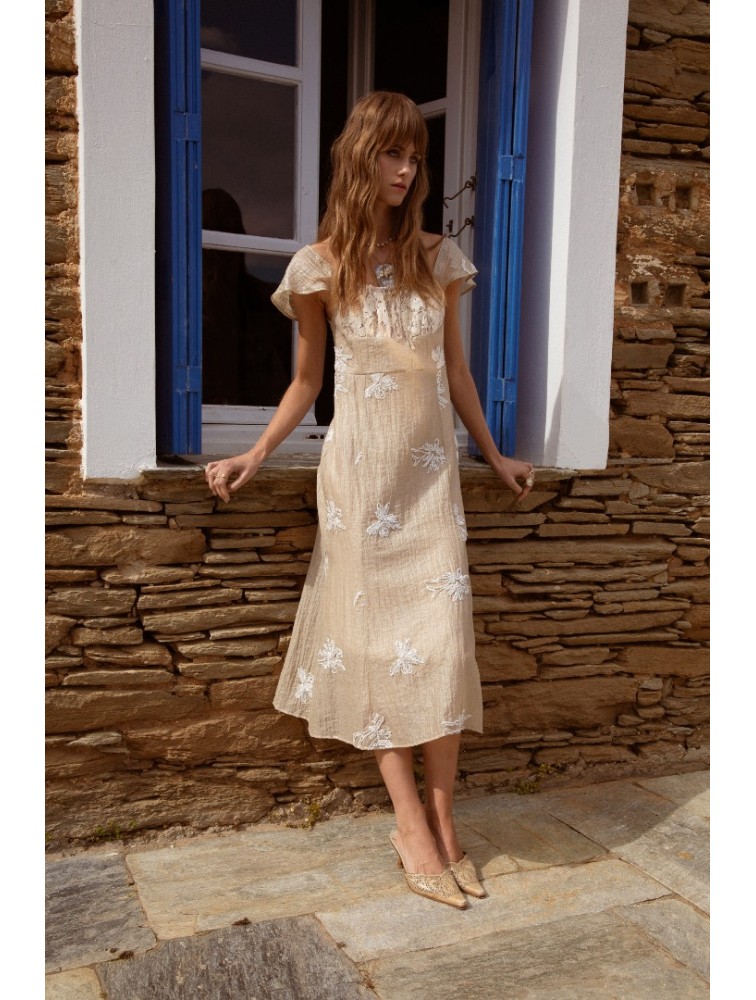 NIDODILEDA Dainty Dress Silvery Sand