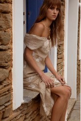 NIDODILEDA Dainty Dress Silvery Sand
