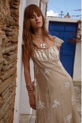 NIDODILEDA Dainty Dress Silvery Sand