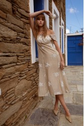 NIDODILEDA Dainty Dress Silvery Sand