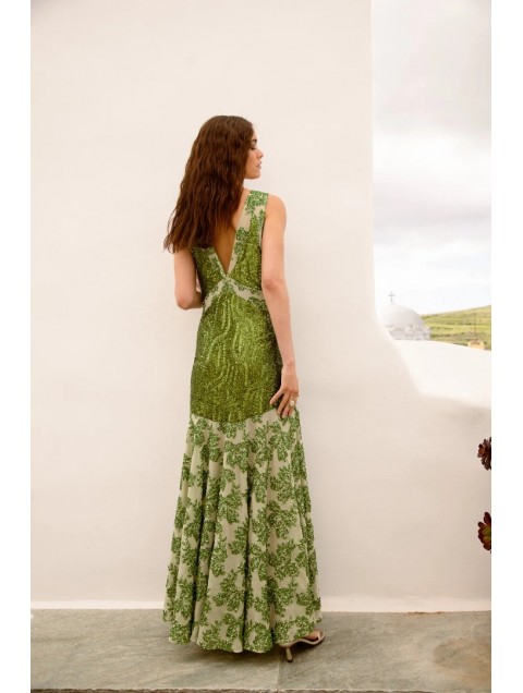 NIDODILEDA Damaris Dress Sequined Floral