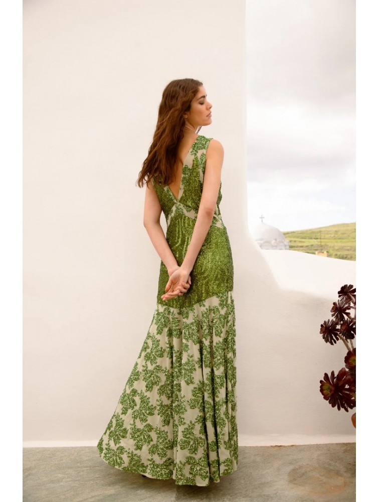 NIDODILEDA Damaris Dress Sequined Floral