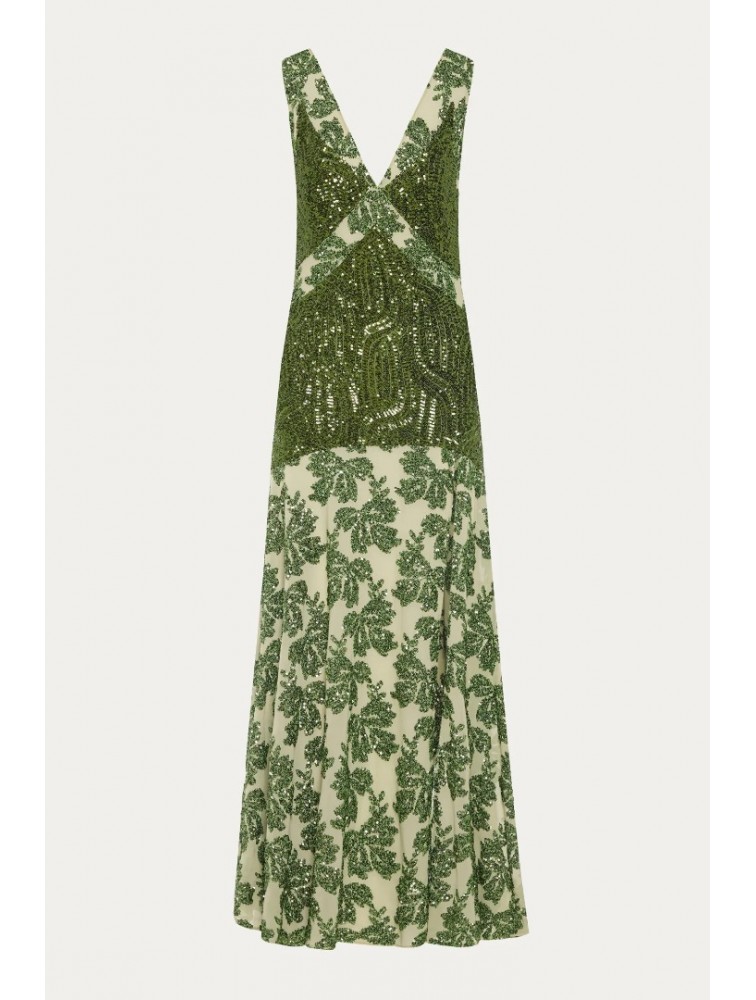 NIDODILEDA Damaris Dress Sequined Floral