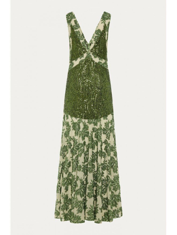 NIDODILEDA Damaris Dress Sequined Floral