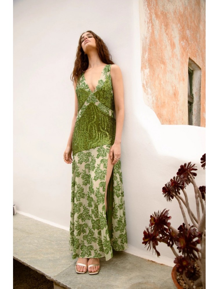 NIDODILEDA Damaris Dress Sequined Floral