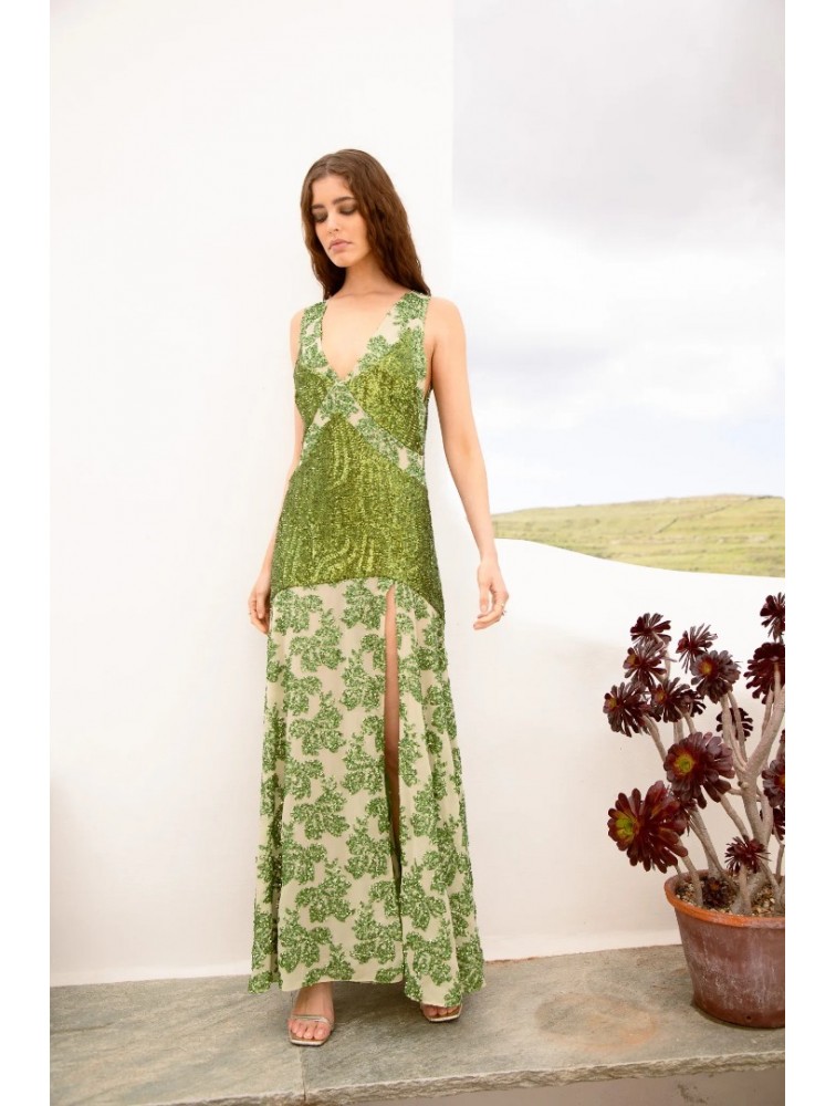 NIDODILEDA Damaris Dress Sequined Floral