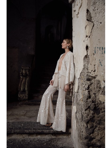 NIDODILEDA Dream Blazer Off White Nude Εκρού Μπλέιζερ