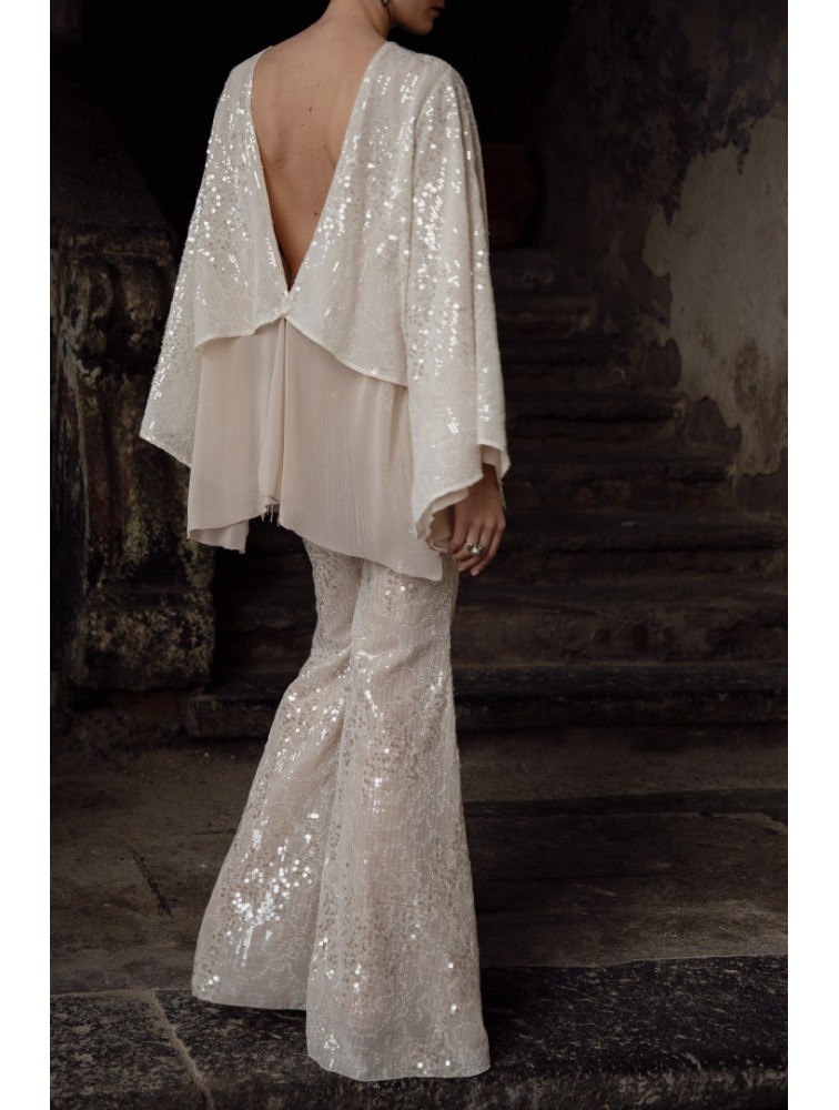 NIDODILEDA Dream Blazer Off White Nude Εκρού Μπλέιζερ
