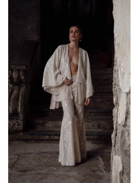 NIDODILEDA Dream Blazer Off White Nude Εκρού Μπλέιζερ