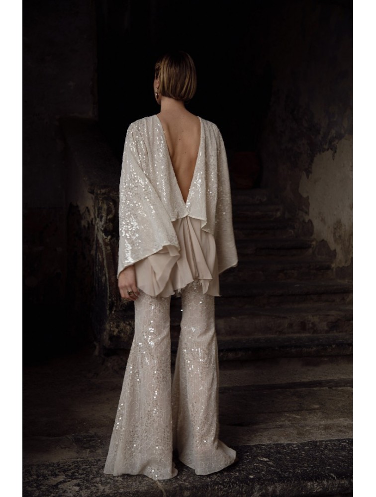 NIDODILEDA Dream Blazer Off White Nude Εκρού Μπλέιζερ