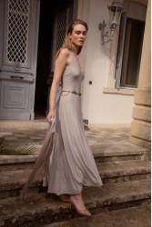 NIDODILEDA Drift Dress Sparkly Thread Sand