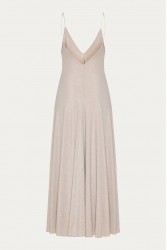 NIDODILEDA Drift Dress Sparkly Thread Sand