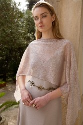 NIDODILEDA Drift Dress Sparkly Thread Sand
