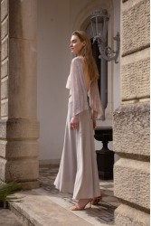 NIDODILEDA Drift Dress Sparkly Thread Sand