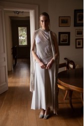 NIDODILEDA Drift Dress Sparkly Thread Silver