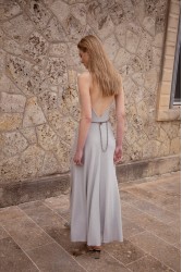 NIDODILEDA Drift Dress Sparkly Thread Silver