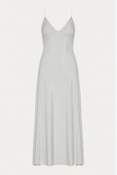 NIDODILEDA Drift Dress Sparkly Thread Silver