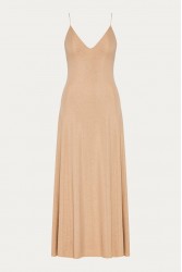NIDODILEDA Drift Dress Sparkly Thread Gold