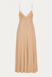 NIDODILEDA Drift Dress Sparkly Thread Gold