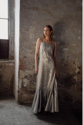 NIDODILEDA Edith Dress Silvery Grey Ασημί Γκρι Φόρεμα