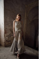 NIDODILEDA Edith Dress Silvery Grey Ασημί Γκρι Φόρεμα