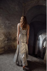 NIDODILEDA Edith Dress Silvery Grey Ασημί Γκρι Φόρεμα