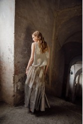 NIDODILEDA Edith Dress Silvery Grey Ασημί Γκρι Φόρεμα