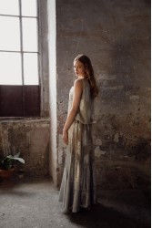 NIDODILEDA Edith Dress Silvery Grey Ασημί Γκρι Φόρεμα