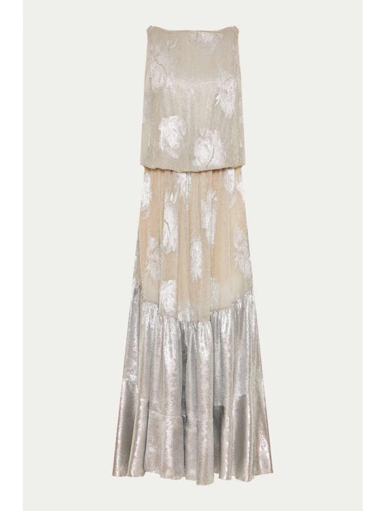 NIDODILEDA Edith Dress Silvery Grey Ασημί Γκρι Φόρεμα