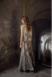 NIDODILEDA Edith Dress Silvery Grey Ασημί Γκρι Φόρεμα