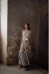 NIDODILEDA Edith Dress Silvery Grey Ασημί Γκρι Φόρεμα