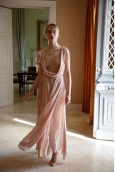 NIDODILEDA Elevation Dress Bead Embroidered Sequined Semi-sheer