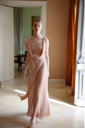 NIDODILEDA Elevation Dress Bead Embroidered Sequined Semi-sheer