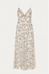 NIDODILEDA Elsewhere Dress Sequined Net Over Satin